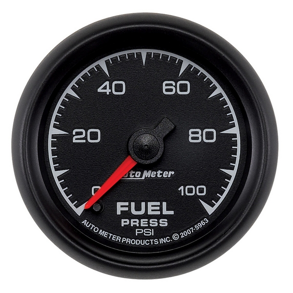 2-1/16" FUEL PRESSURE, 0-100 PSI, ES